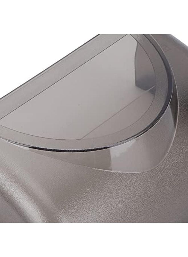 Gray Weatherproof Plastic Rain Cover Protector 7.4x4.5 Inch for Outdoor Doorbell Box Lock - Image 4