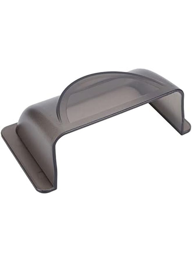 Gray Weatherproof Plastic Rain Cover Protector 7.4x4.5 Inch for Outdoor Doorbell Box Lock - Image 5