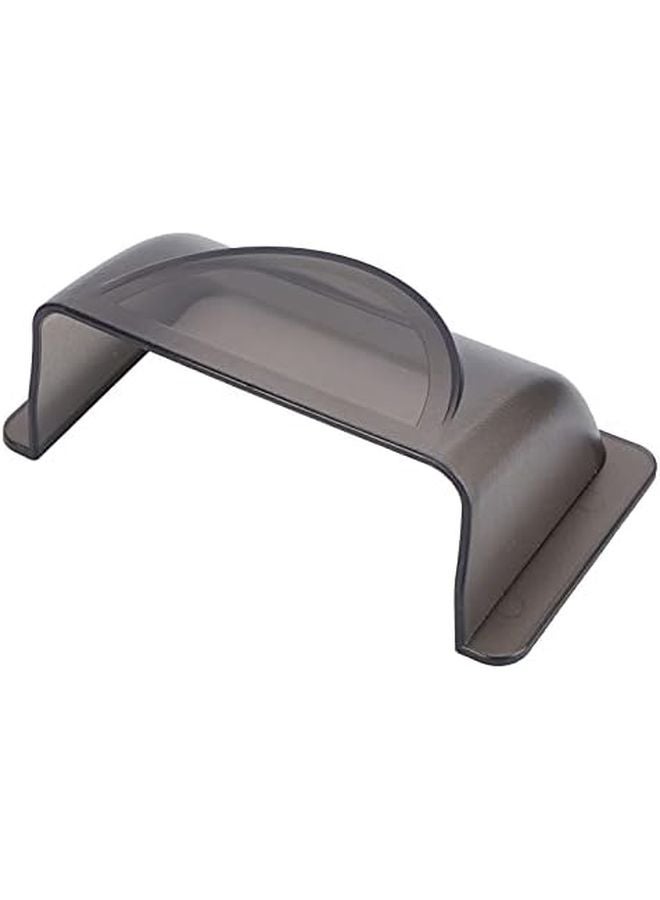 Gray Weatherproof Plastic Rain Cover Protector 7.4x4.5 Inch for Outdoor Doorbell Box Lock - Image 3