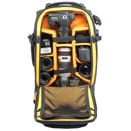 VANGUARD ALTA FLY 55T G2 DSLR Camera Backpack, 8 Wheel Spinner/Trolley, Black - Image 2
