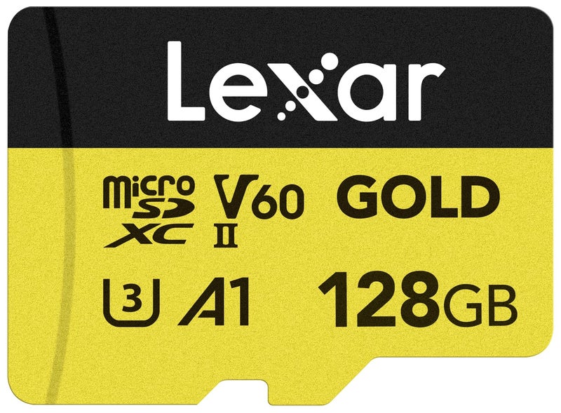 Lexar microSDXC Gold Series UHS-II 128GB V60 - Image 1