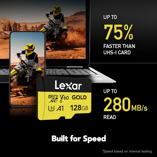 Lexar microSDXC Gold Series UHS-II 128GB V60 - Image 5
