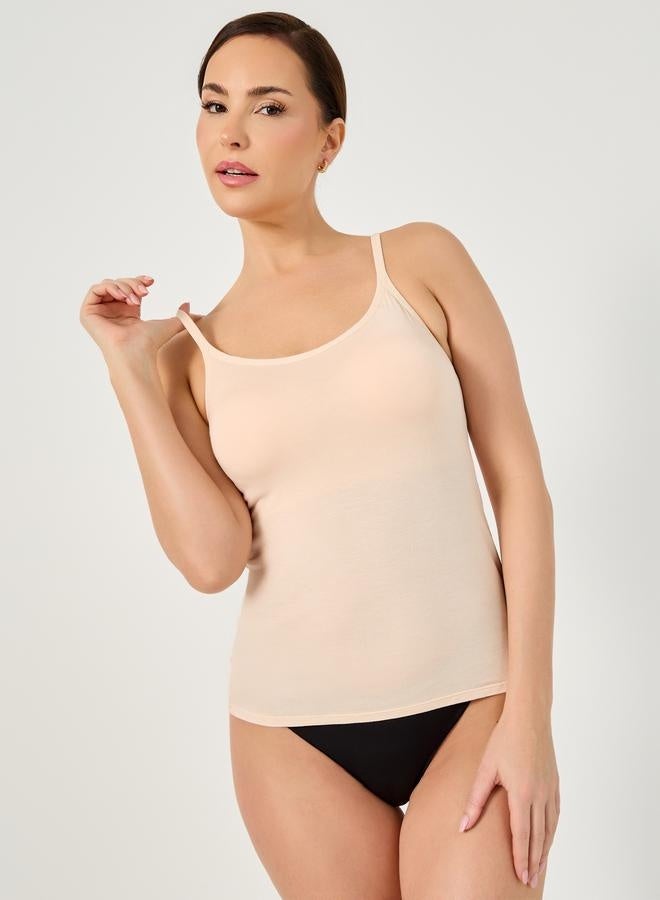 Styli Solid Cami with Strap Adjuster - Image 1