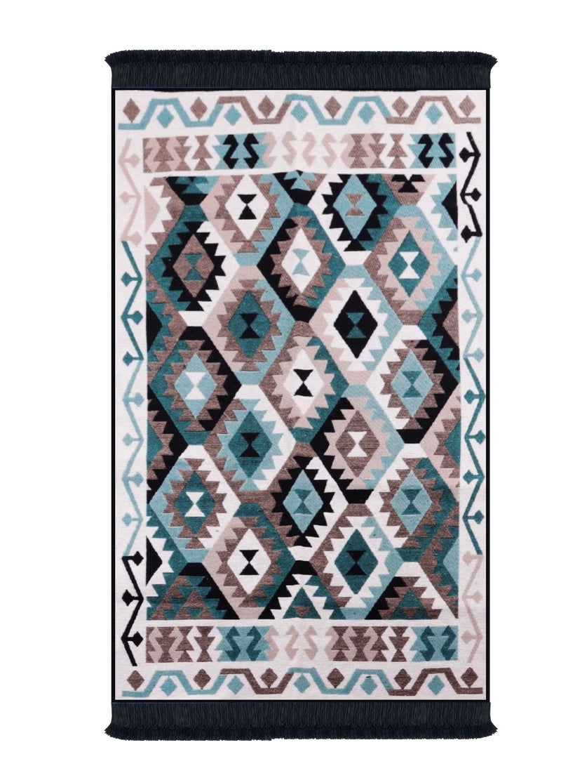 بيج هوم سجادة قابلة للعكس للاستخدام الداخلي والخارجي من **BiggHome SA1818A**، بحجم **47.25 × 70.85 بوصة** - Image 3