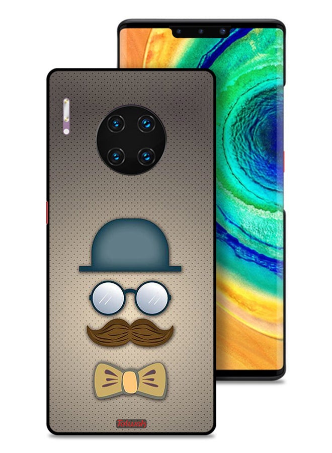 Tolwak Huawei Mate 30 Pro 5G Protective Case Cover ManS Head Art - Image 1
