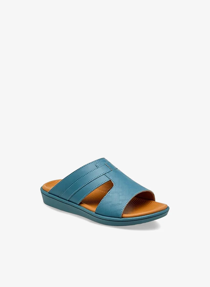 Le Confort Boys Textured Leather Arabic Sandals Ramadan Collection