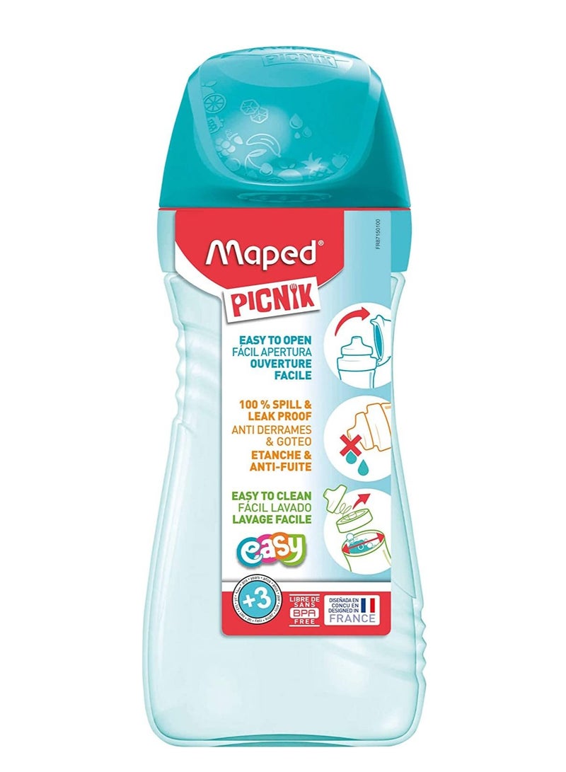 Maped 430ml Capacity Water Bottle Blue - Image 1