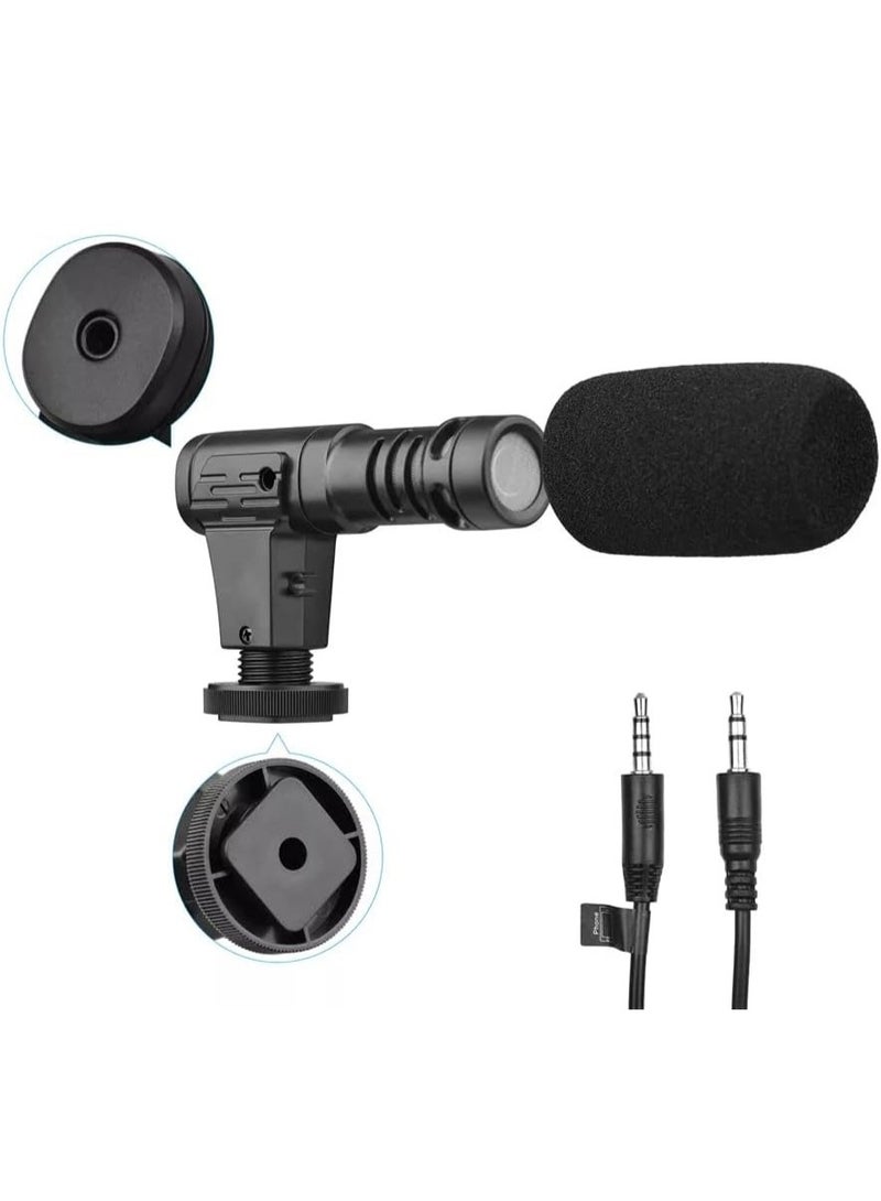 مجموعة صنع الفيديو للكاميرات والهواتف المحمولة | حامل ثلاثي، ميكروفون، مصباح، حامل عالمي للموبايل وجهاز تحكم عن بعد - Image 2