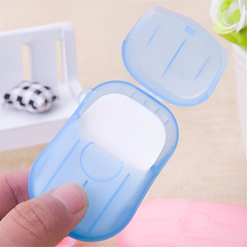 Eco Friendly Disposable Mini Paper Soap Sheets for Convenient Cleaning Anywhere - Perfect for Hand Washing, Shower, Travel, Scented Hand Soap for Indoor and Outdoor Use (5 Pack) Available Now!
