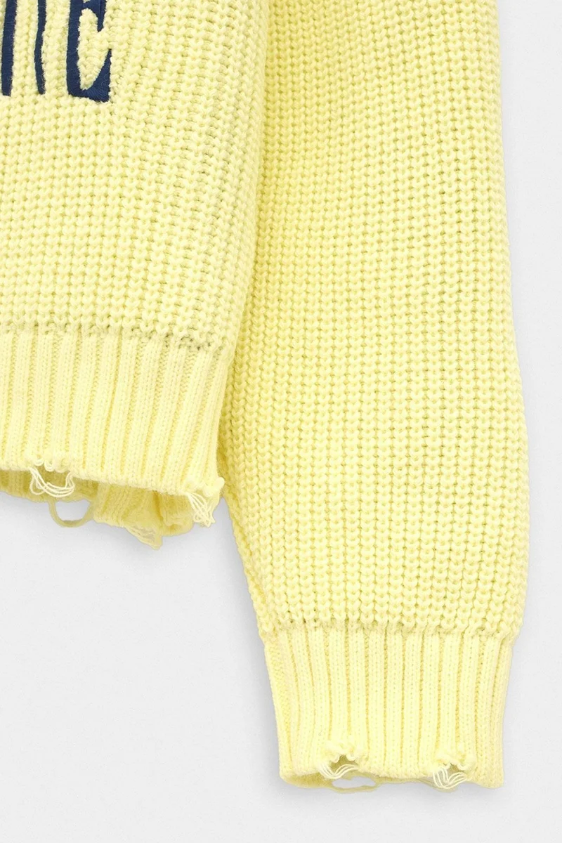 Giesto Lemon Yellow GIESTO Men's Cotton Sweater for Men | Best Price UAE