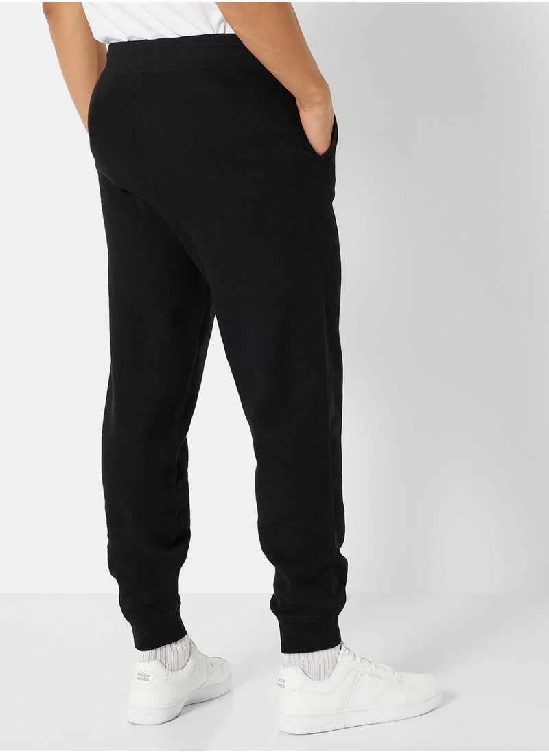 JACK & JONES - Knit Relaxed Drawstring Joggers - Image 1