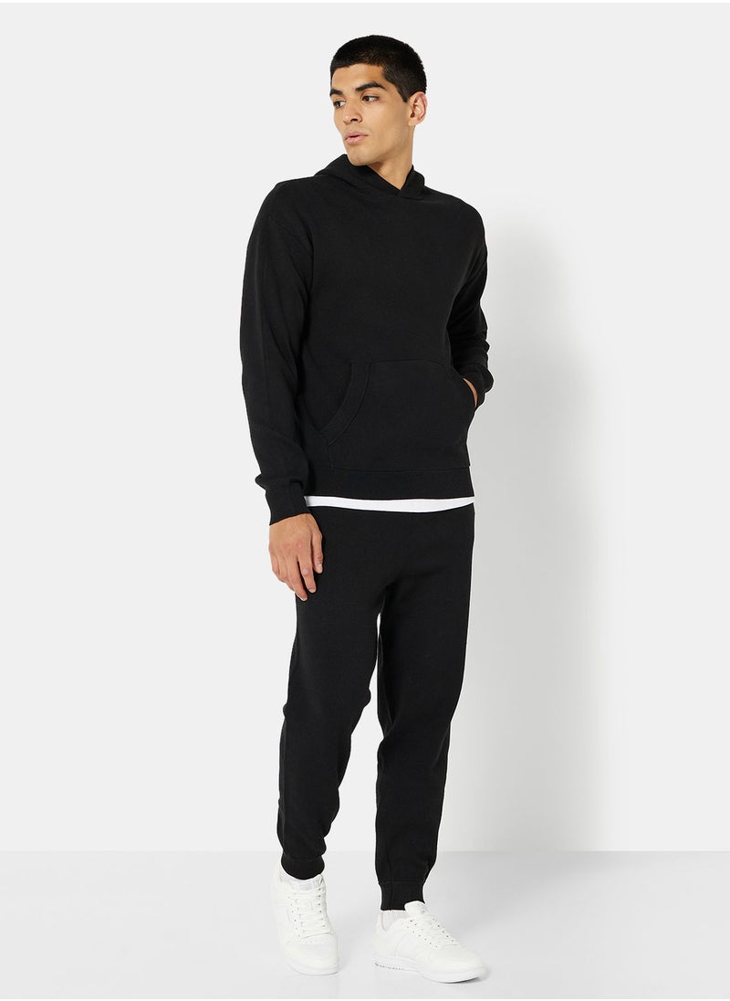 JACK & JONES - Knit Relaxed Drawstring Joggers - Image 1