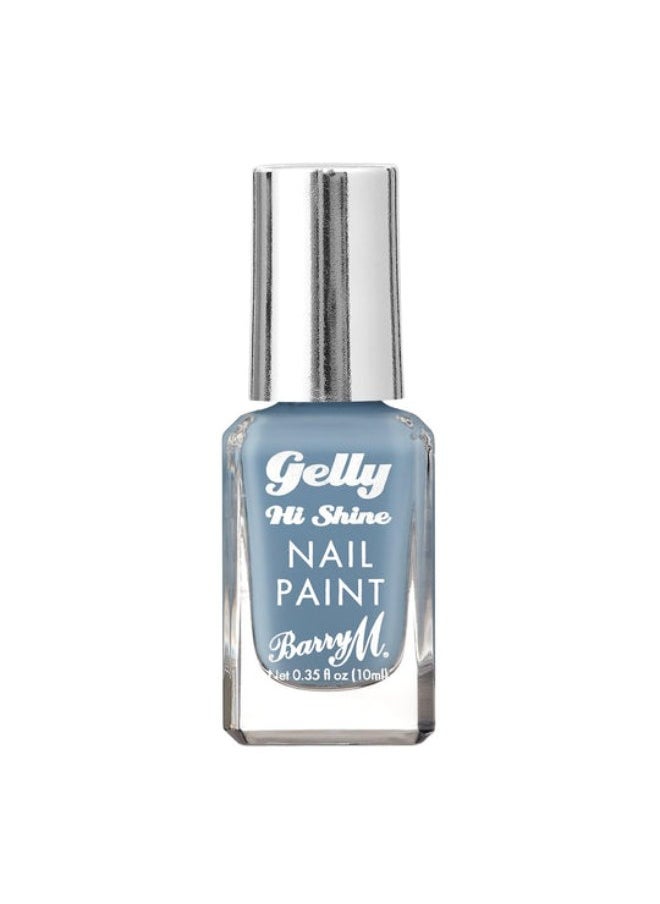 Barry M Gelly Hi Shine Nail Paint Bluebell 
