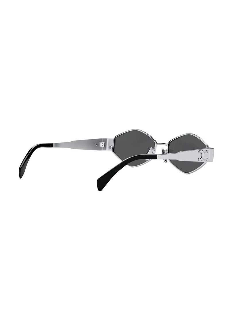 Celine Triomphe Metal Hexagonal Sunglasses CL40254U 16A(Silver) - Image 2