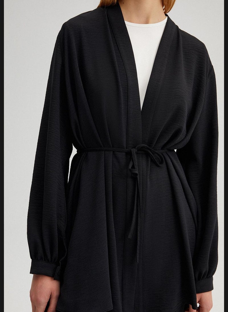 Touche كيمونو مزين بحزام - Image 5