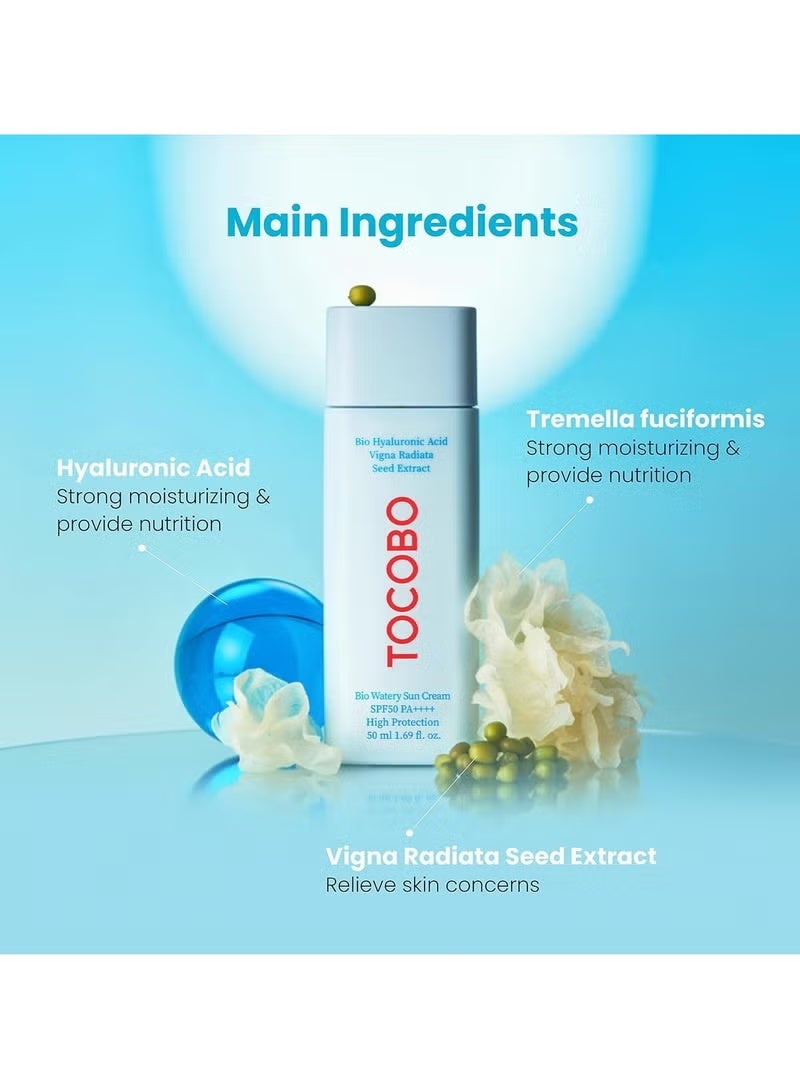 Tocobo Bio Watery Sun Cream SPF50 + 50ml - Image 4