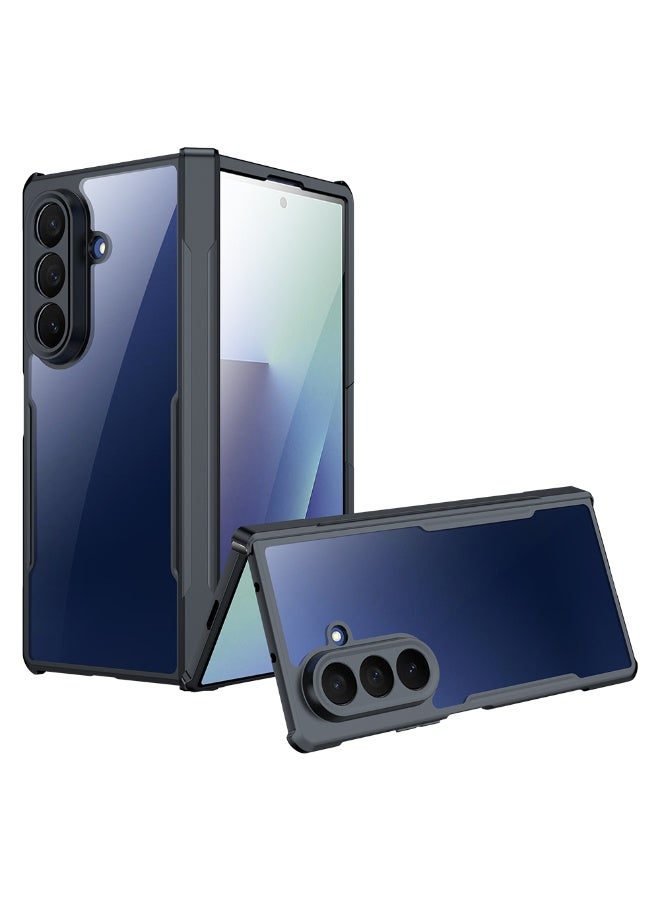 XUNDD for Samsung Galaxy Z Fold 7 Case, Built-in Screen Protector, Camera Protection, Soft TPU Cover - Image 1