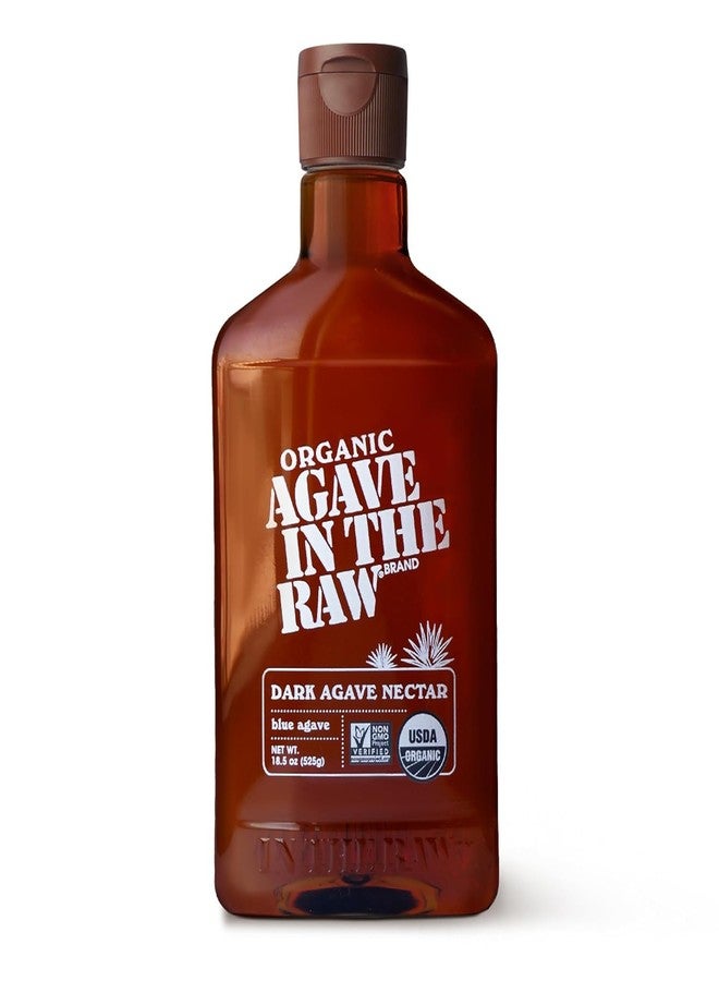 IN THE RAW Organic Agave In The Raw Agave Nectar, 18.5 oz., Made With Blue Agave From Mexico, USDA Organic, Non-GMO Project Verified, Kosher Vegan and Low Glycemic Index - Image 1