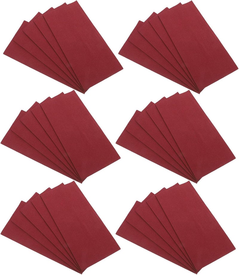 Uonlytech Disposable Wine Red Napkins 30x43cm 50 Sheets Non-lint Dinner Paper Napkins for Weddings Parties Bathroom Guest Hand Towels - Image 1