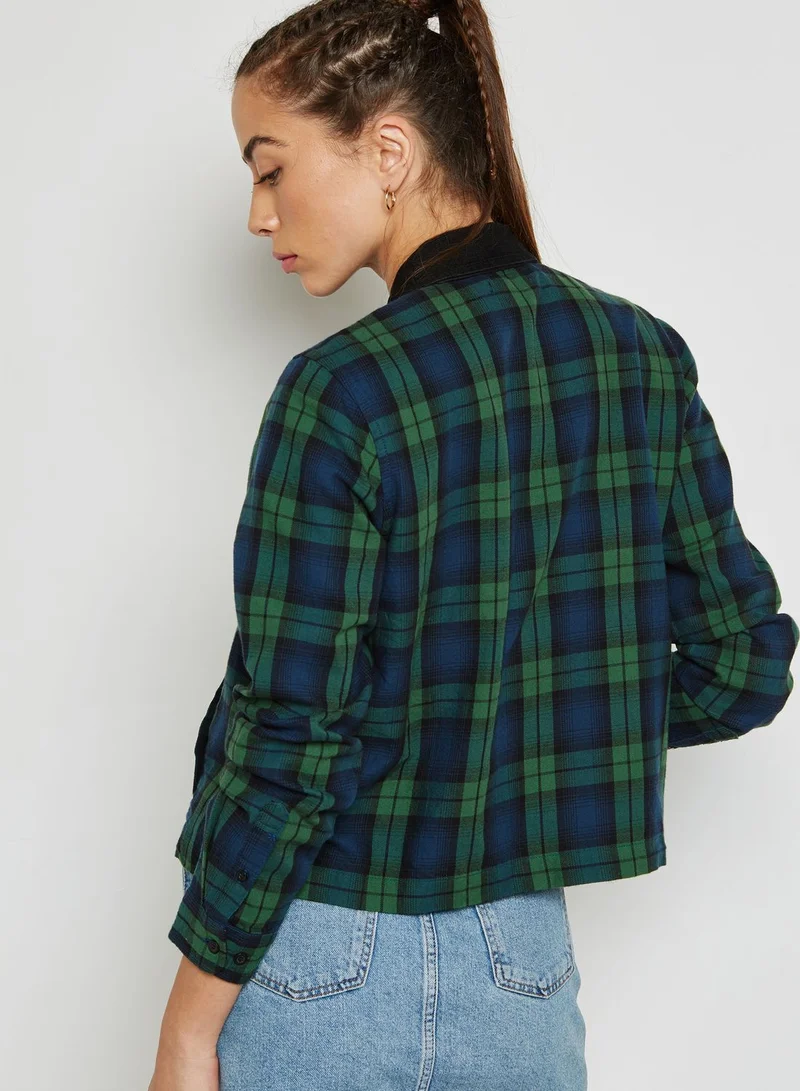 OBEY Contrast Checked Jacket