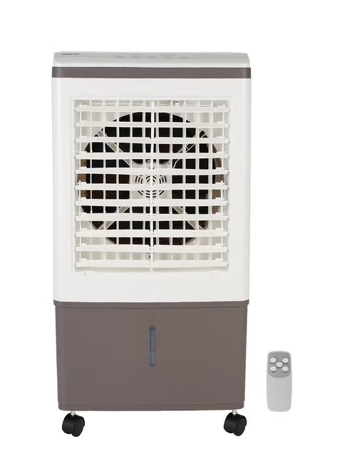 Portable Digital Air Cooler with Remote Control | LED Display | Wide Angel Horizontal Oscillation | Timer Function | 2 Ice Box 45 L 150 W  White and Grey