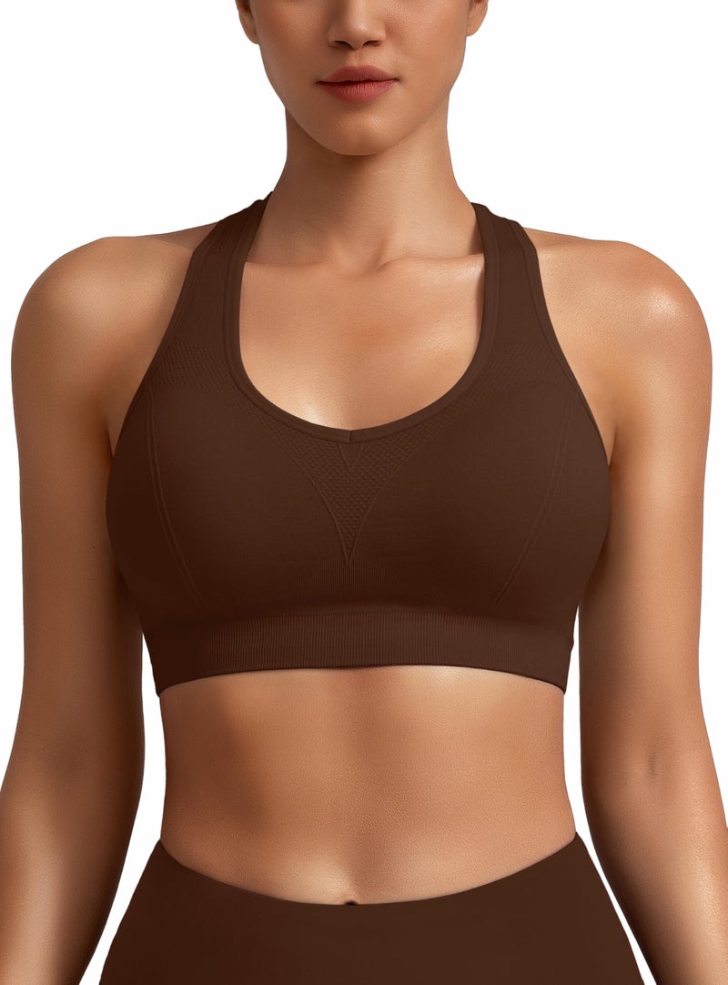 MIRITY Women Racerback Sports Bras - High Impact Workout Gym Activewear Bra - Image 3