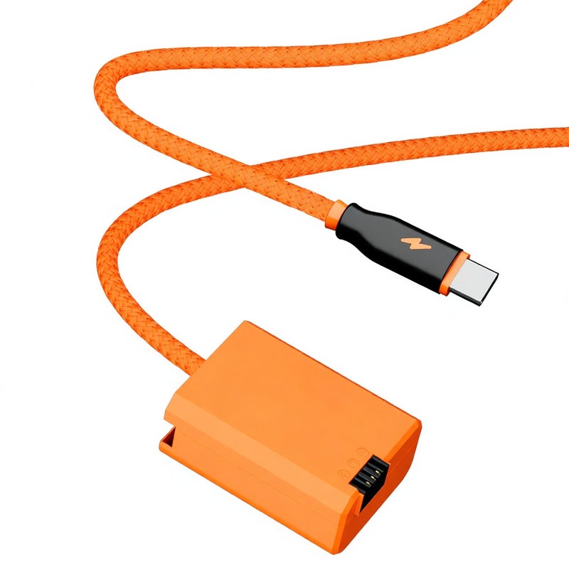 NP-FW50 Dummy Battery with Type-C PD Power Cable 60cm Long Replacement for Sony A7/ A7M2/ A7R2/ A7S2/ A6000/ A6300/A6500/ A5000/ A5100 cameras - Image 5