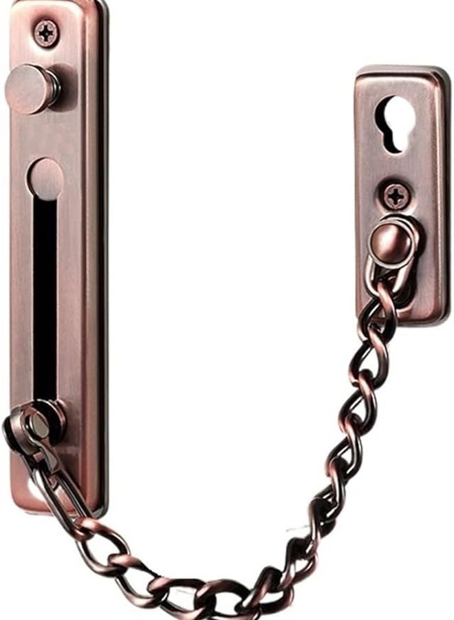 برونز أحمر برغي 304 فولاذ مقاوم للصدأ مضاد للسرقة باب قفل مزلاج مشبك حارس مع غراء خالٍ من المسامير - Image 2