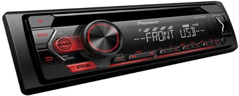 بايونير جهاز ستيريو سيارة بايونير DEH-S1250UB أحادي DIN مزود بمشغل أقراص مدمجة ومنفذ USB - MOSFET 50 واط × 4، تحكم USB بنظام أندرويد، مدخل AUX، مخرج RCA مسبق - Image 2