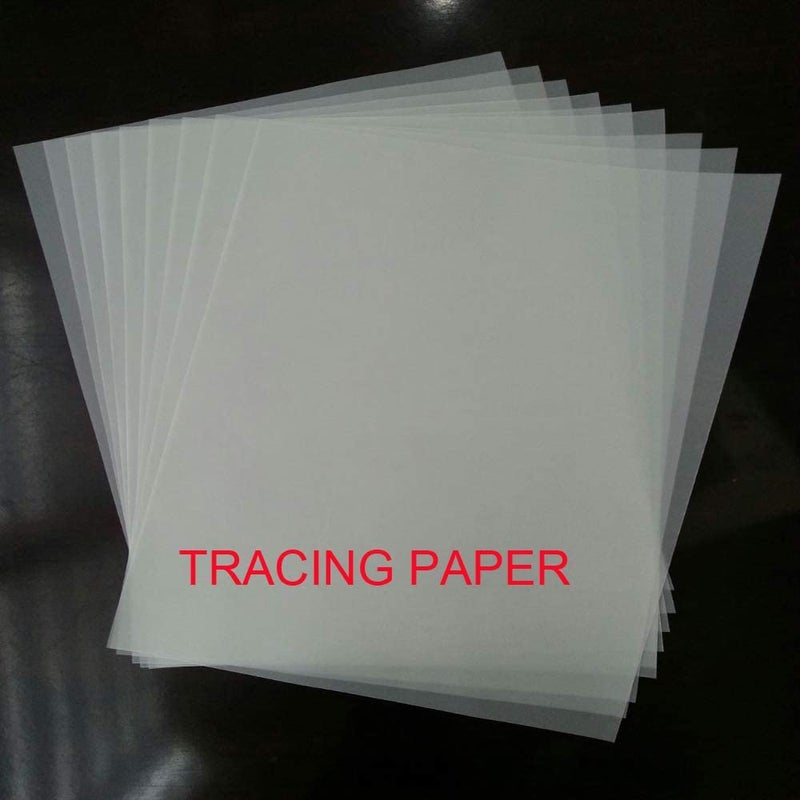 Eclet Premium Tracing Paper - A4 Size - Translucent Sketching Paper for Pencil, Marker and Ink - Pack of 50 Sheets