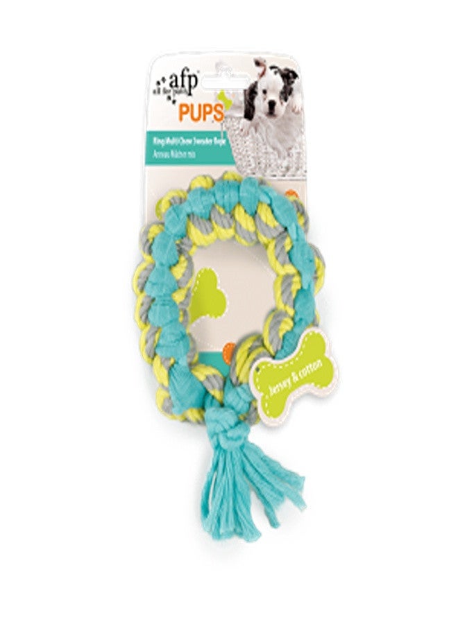 all for paws Pups - Ring Multi Chew Sweater Rope