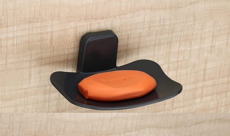 Virth® 2PCS Plastic Wall Mounted Soap Dish Adhesive Sponge Holder No-Drilling Soap Holder Stand for Shower, Bathroom and Kitchen (Waterproof SOAP Dish, 2) - Image 4