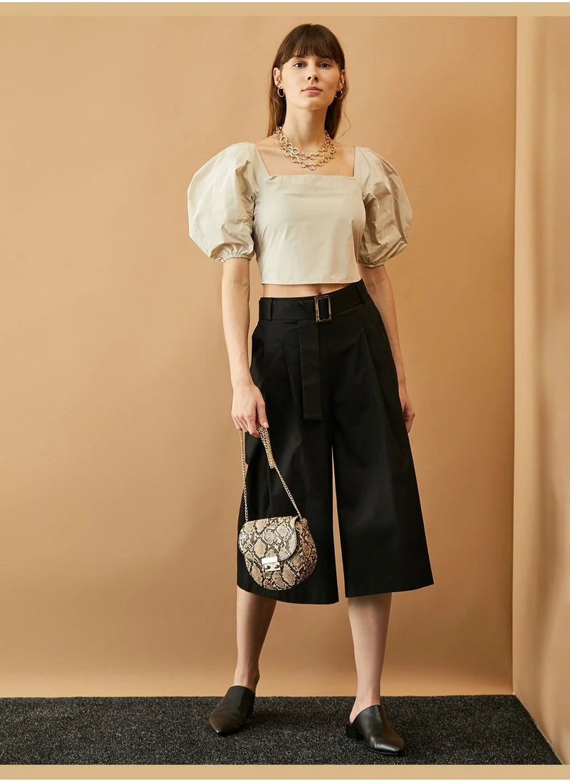 كوتون Square Neck Blose