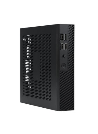 SKTC new DX01 thin half height thin mini itx desktop computer mini case can be hung back VESA Black - pzsku/ZF14E74944576BD56E4D3Z/45/_/1734014706/b19a8ee1-d56d-4d3a-ab83-e96e1a064d75