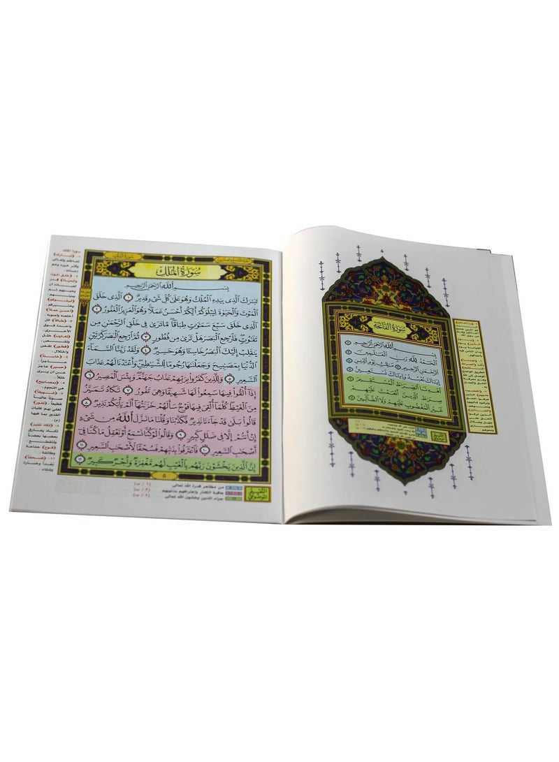 جزء تبارك بالرسم العثماني حجم وسط 17*24 (علبة تحتوي على 5 حبات) - Image 3