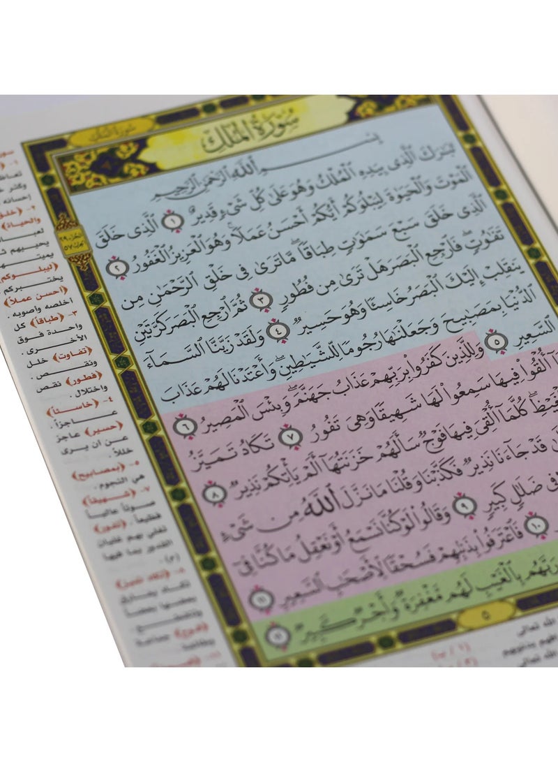 جزء تبارك بالرسم العثماني حجم وسط 17*24 (علبة تحتوي على 5 حبات) - Image 4