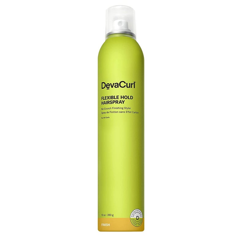 DevaCurl Flexible Hold Hairspray No-Crunch Finishing Styler, Bright Breeze, 10 fl. oz. - Image 1