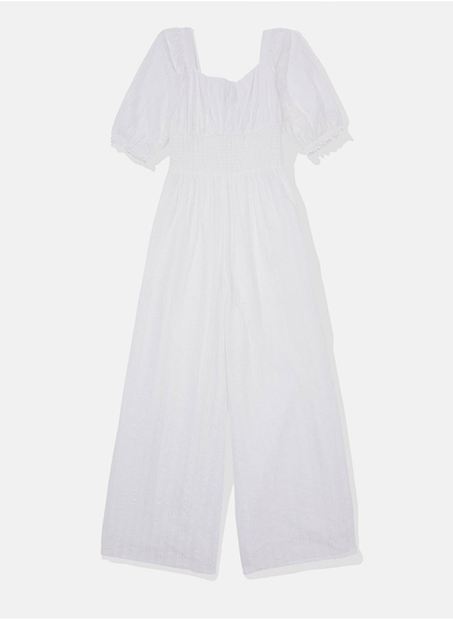 American Eagle Square Neck Wide-Leg Jumpsuit  - Image 3