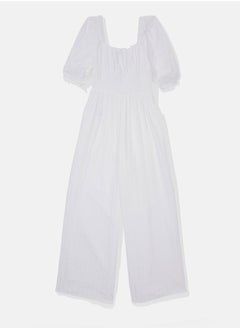 American Eagle Square Neck Wide-Leg Jumpsuit  - Image 4