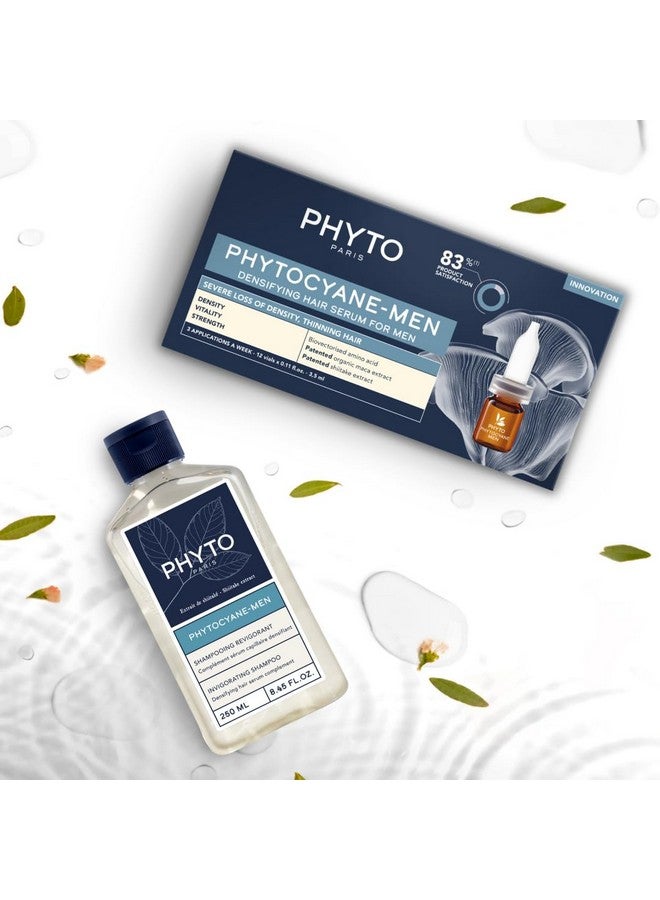 PHYTOCYANE Men Densifying Treatment for Progressive Hair Thinning, Double Efficiency Anti-Fall & Density, 12 Vials x 0.118 fl.oz. (1 month Supply) - Image 4