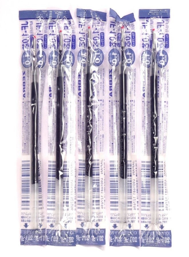Zebra Technologies Zebra 1.0mm Blue Black Ink Refill (JF-1.0), for Zebra Sarasa Clip 1.0 Gel Ballpoint Pen(JJE15-FB), × 5 Pack/total 5 pcs (Japan Import) [Komainu-Dou Original Package] - Image 2