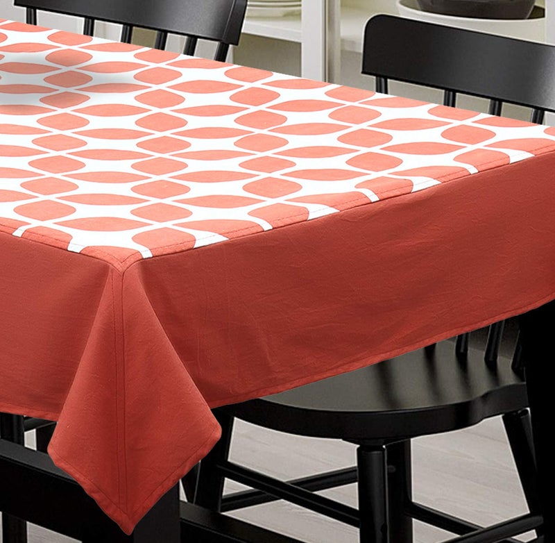 Dekor World Cotton Printed Coral Collection Square Table Cover (Pack of 1) 150x150 cm / 60x60 Inches for 4 Seater Dining Table - Image 2