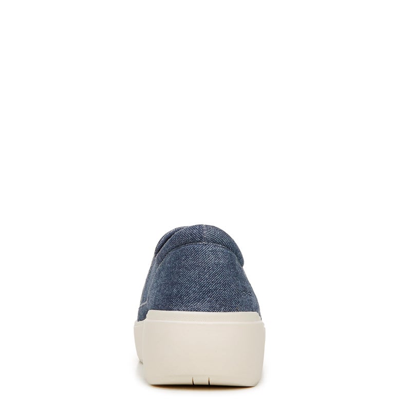 Vionic Womens Kearny Sneaker Denim Blue Suede 8 M - Image 3