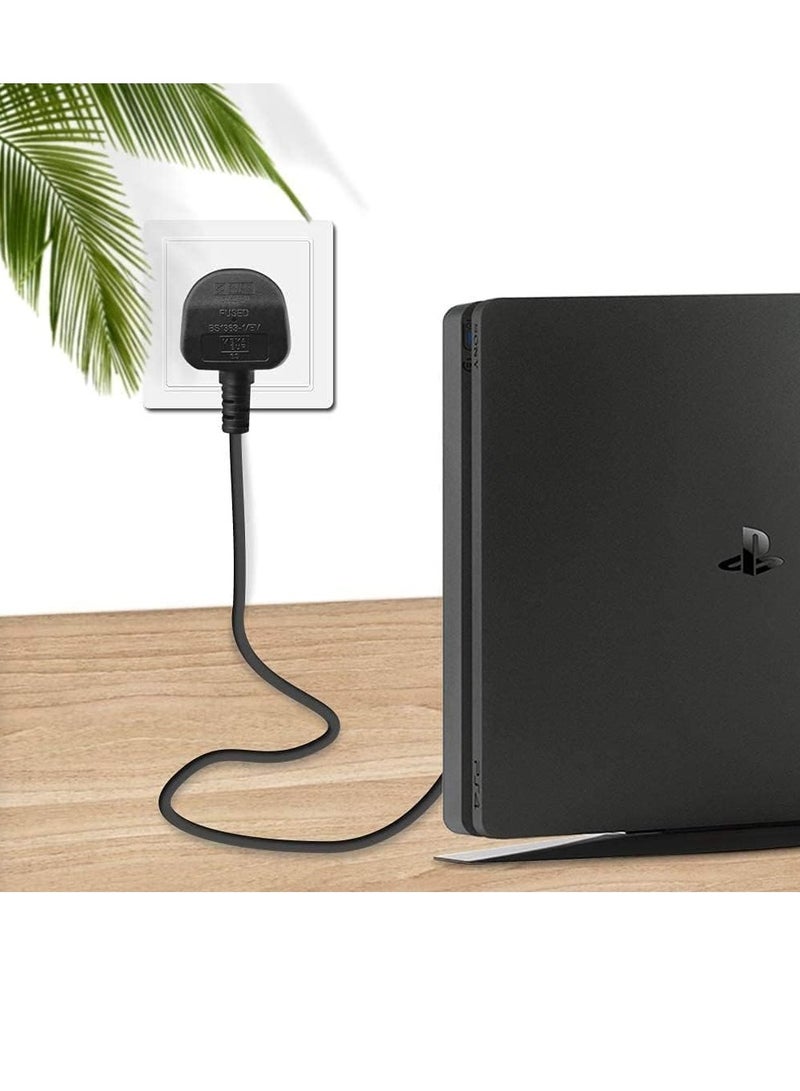 2 Prong Power Cable Cord for HP Envy/OfficeJet, Canon Pixma/Maxify, E pson, Brother, Dymo Label Writer Printer, Sony PlayStation 2/3/4 (PS2/PS3/PS4), Xbox One X, Xbox 1s - Image 4