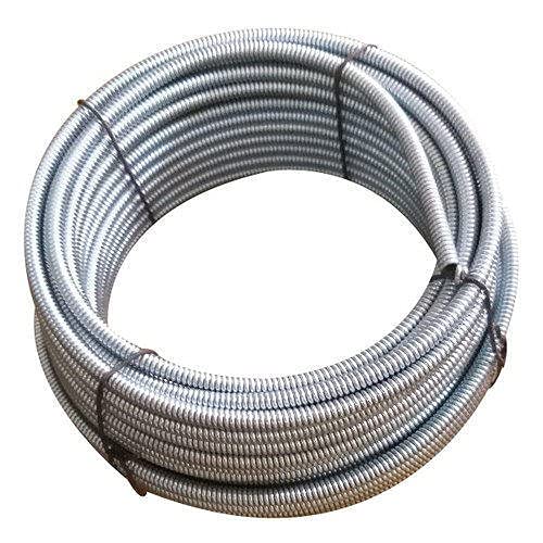 LJL Traders Stainless Steel Aluminum Window Net Semi Sheer Goblet Pleat Curtains Wire Spring Cord Kit With Hooks And Eyes, Color: Silver, Material: Steel (8 Meter With 16 Hook) - Image 1