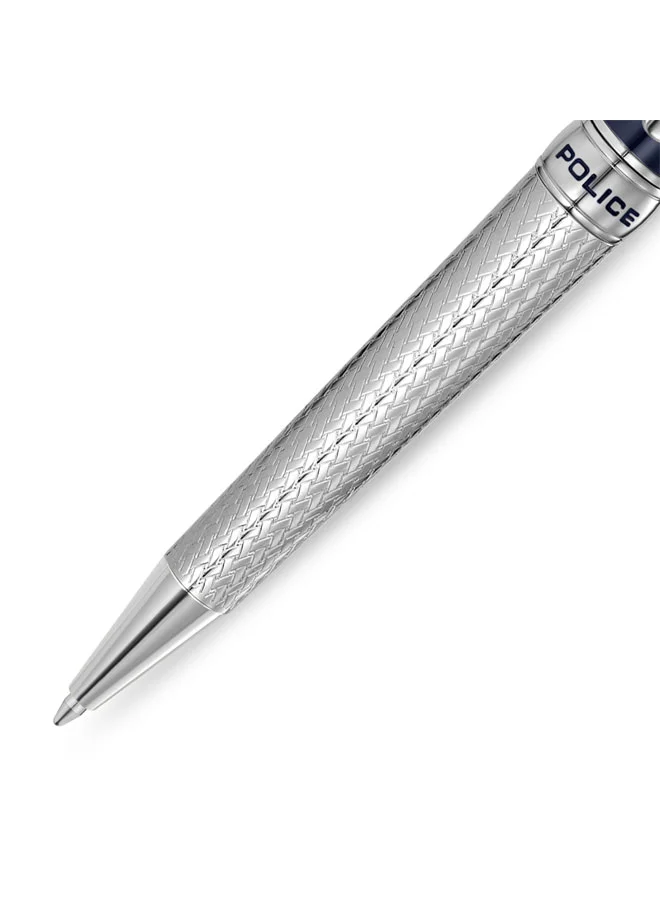 POLICE Avalon Blue Textured Pen for Men