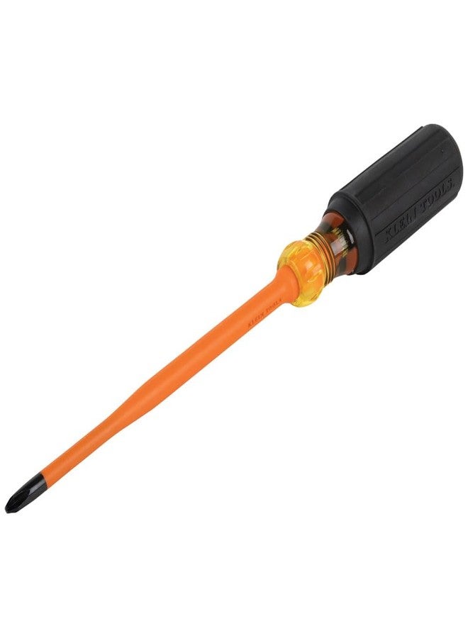 Klein Tools 6936INS Insulated Screwdriver, Made in USA, Screwdriver with 1000V Slim Profile Tip, #2 Phillips with 6-Inch Shank, Cushion-Grip Handle - Image 1