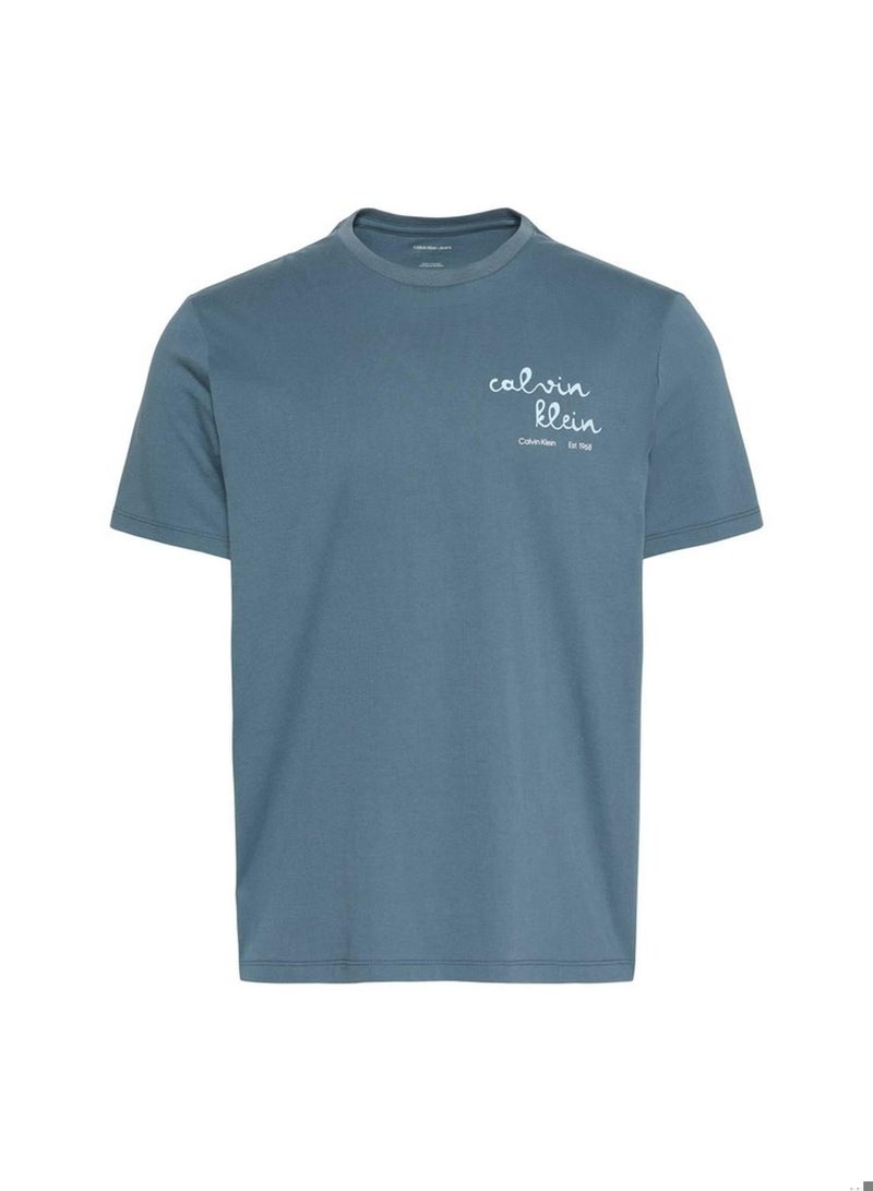 Calvin Klein Jeans Bold Script Logo Graphic Classic T-Shirt - Image 2