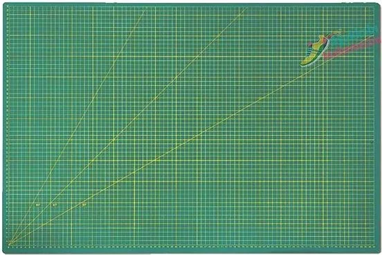 Golden way Cutting Mat Green Cutting Rubber Leather Hand Tool A4 21X29,7 cm
