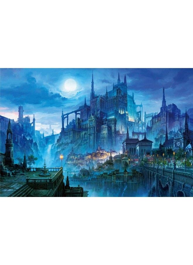 Ingooood Tranquil Series Castle In The Night Basswood Jigsaw Puzzles 1000 Pieces For Adult  - Image 2